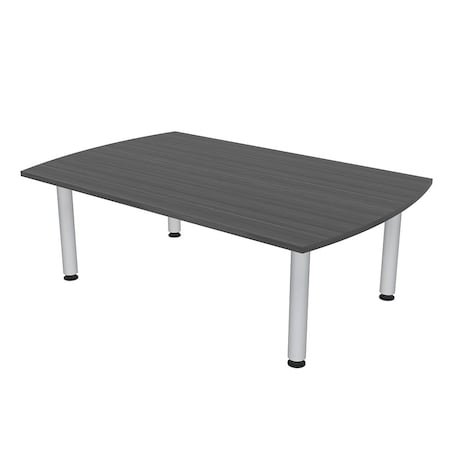 Skutchi Designs 45.25 in W, 71.5 in L, 29 in H, Engineered Wood Top, Grey HAR-AREC-46X72-PT-AN